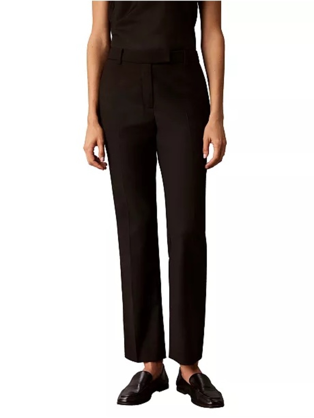Calvin Klein Black Women's Tailored Dress Trousers